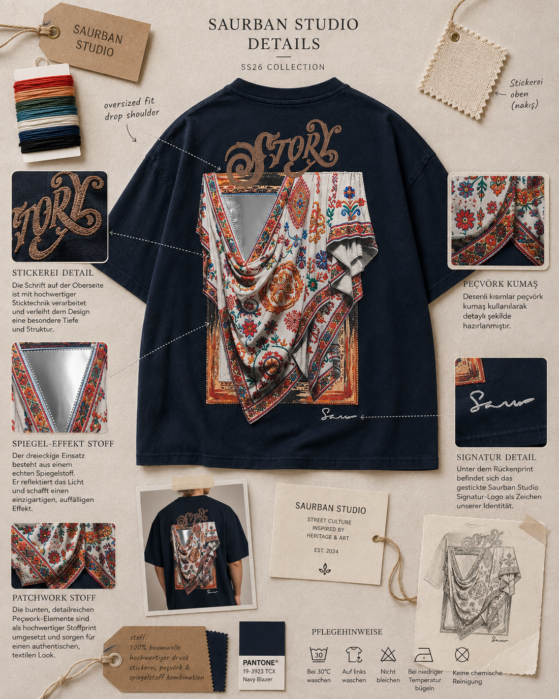 Patchwork: Handwerk trifft modernes Streetwear-Design