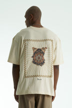 Heritage Patchwork Design Oversize T-Shirt