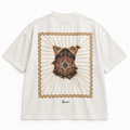 Heritage Patchwork Design Oversize T-Shirt