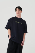 Bloom Patchwork Design Oversize T-Shirt