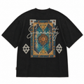 Medallion Patchwork Design Oversize T-Shirt
