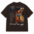 Gleis 9/3 Patchwork Design Oversize T-Shirt Braun