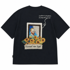 Vincent Patchwork Design Oversize T-Shirt