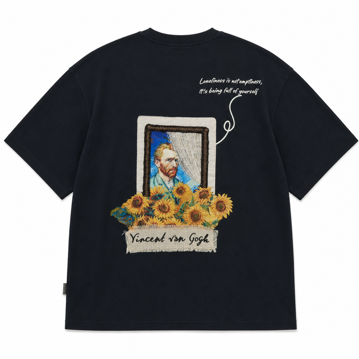 Vincent Patchwork Design Oversize T-Shirt